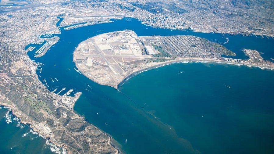 U.S. Coast Guard responds to plane in the water off the coast of Point Loma