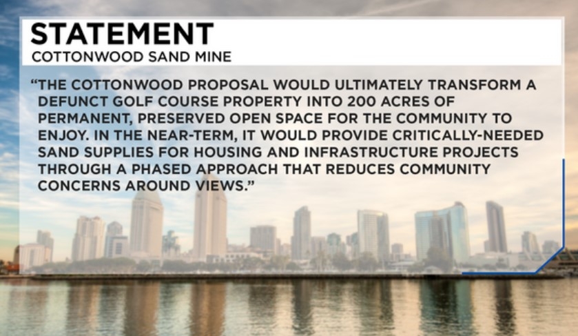 Community planning group recommends denial of Cottonwood Sand Mine Project