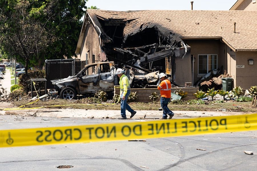 San Diego County officials identify three victims of the Murphy Canyon plane crash