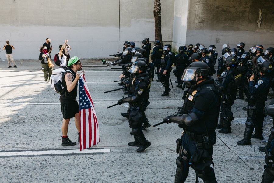 County law enforcement association responds to protests against ICE raids