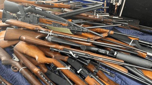 Over 100 firearms turned in at North County gun safety event