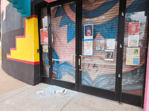 San Diego cultural center asking for donations after front door smashed