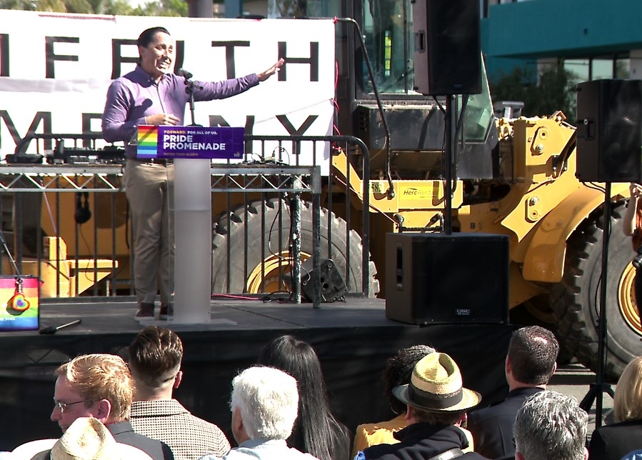 Construction begins on Pride Promenade in Hillcrest