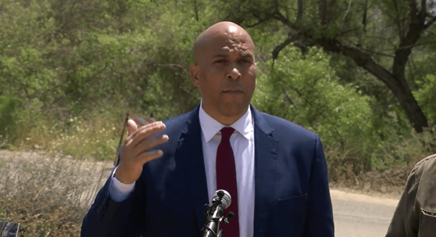 Sen. Cory Booker tours Tijuana River sewage crisis