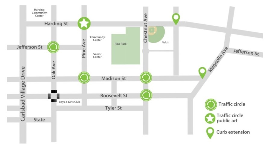 Carlsbad moving forward with planned traffic circles in Barrio neighborhood