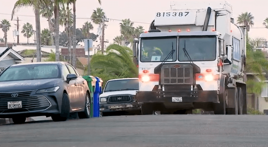 How does the protest vote work for San Diego's proposed trash fee?
