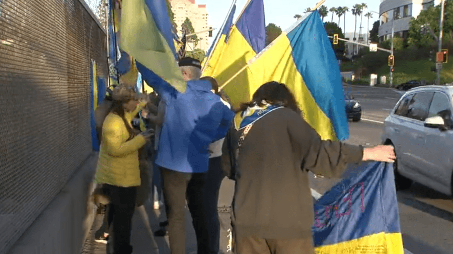 Local Ukrainians shocked by heated meeting between Presidents