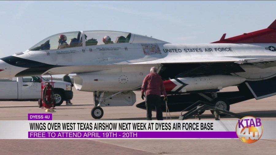 Wings Over West Texas Airshow Easter Weekend at Dyess Air Force Base