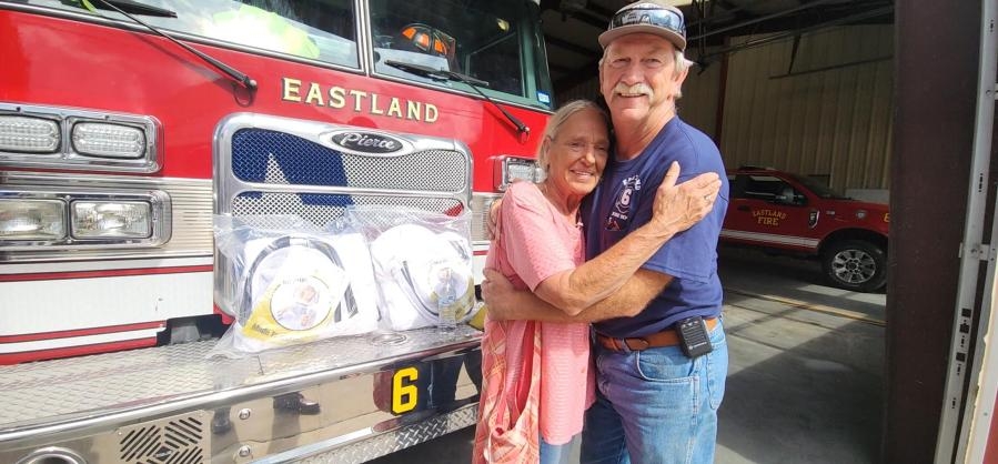 Cisco widow donates bee suits to fire department following her husbands passing in bee attack