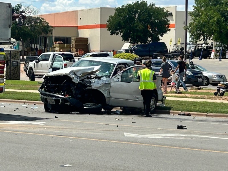 Driver injured after pulling in front of another vehicle in south Abilene