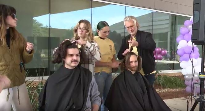 ‘Geaux Bald', raising $36K for cancer patients