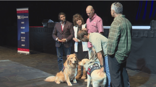 Louisiana veteran gifted service dog and $5,000 grant