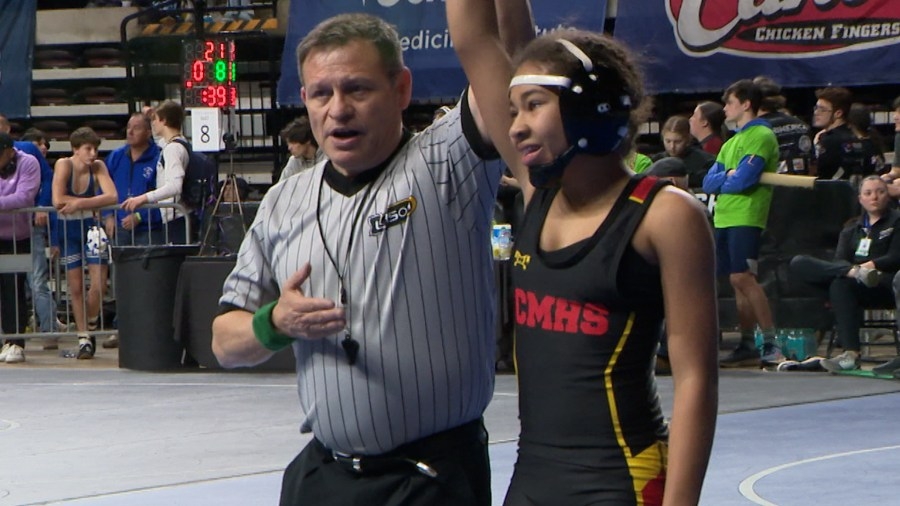 History Made; Girls compete for state wrestling title for first time
