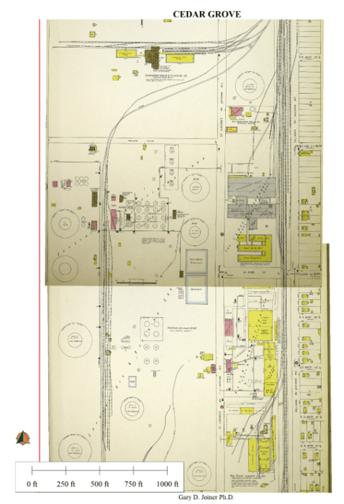Cedar Grove was an oil boom town