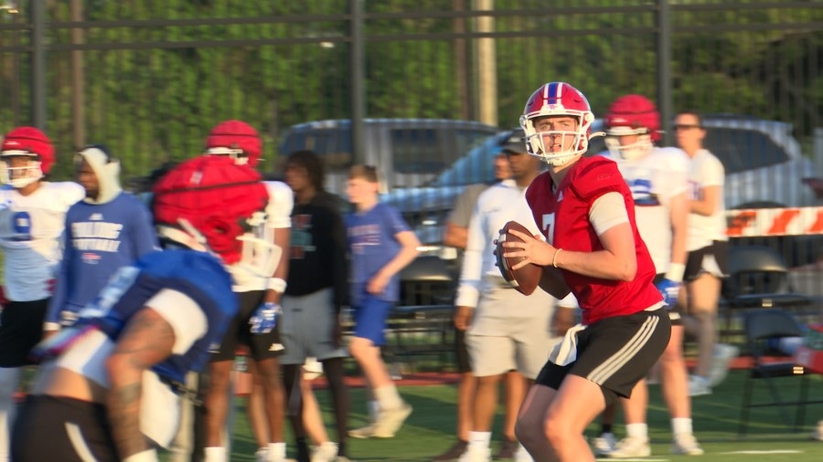 LA Tech holds spring practice in Bossier