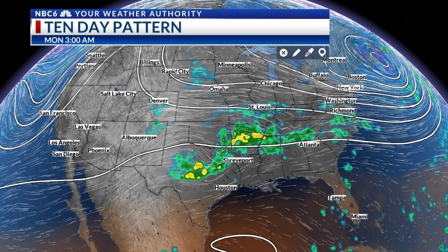 T'storm threat returns late Sunday!