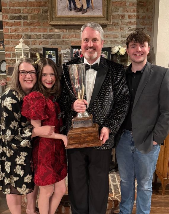 Minden Man of the Year: SAU grad earns community honors