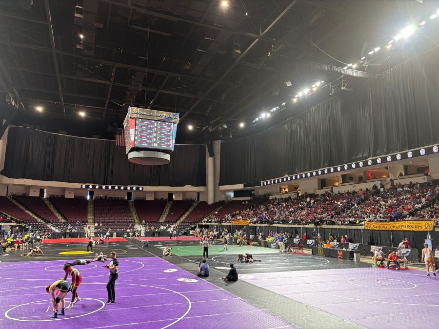 Largest collegiate wrestling championship draws thousands