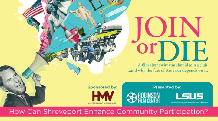 Join or Die: Documentary highlights the value of civic and community engagement
