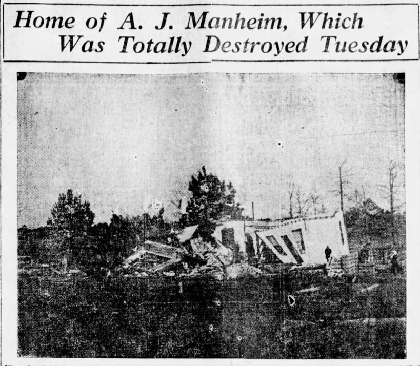 Stoner Hill was devastated by 1912 tornado