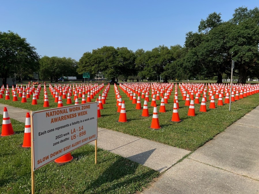 DOTD erects memorial to lives lost in construction zones