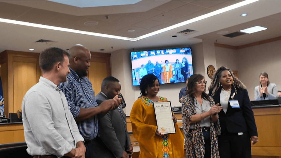 'Chef Niema Day,' winner of Food Network's Beat Bobby Flay recognized