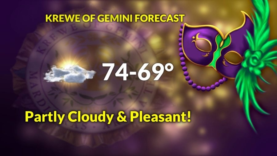 Mardi Gras weather: Pretty much PERFECT..so far