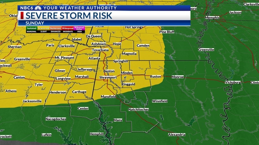 Weekend Wx: Mainly dry Saturday & STORMY on Sunday