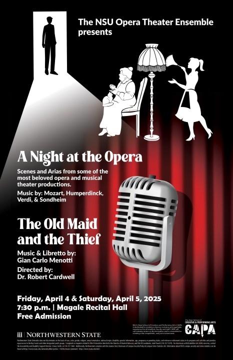 NSU's Opera Theater Ensemble to perform variety of opera and musical theater scenes