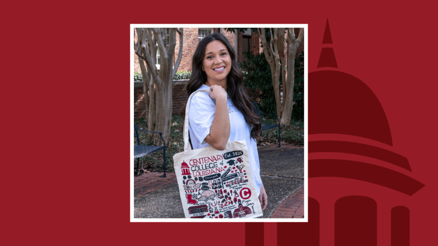 Give $50 on Centenary College's Giving Day, get a whimsical Julia Gash bag