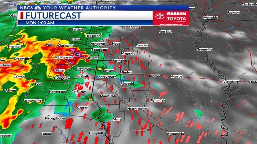Wx Worries: Timing of strongest storms this weekend
