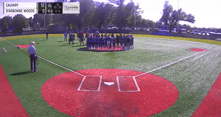 Calvary softball wins fifth consecutive state title game