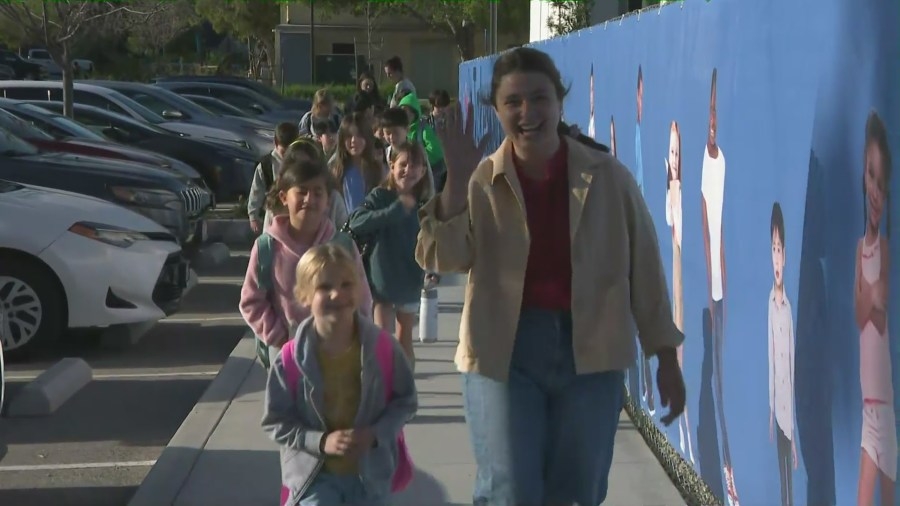 Displaced students go to school on new temporary campus for first time since Eaton Fire