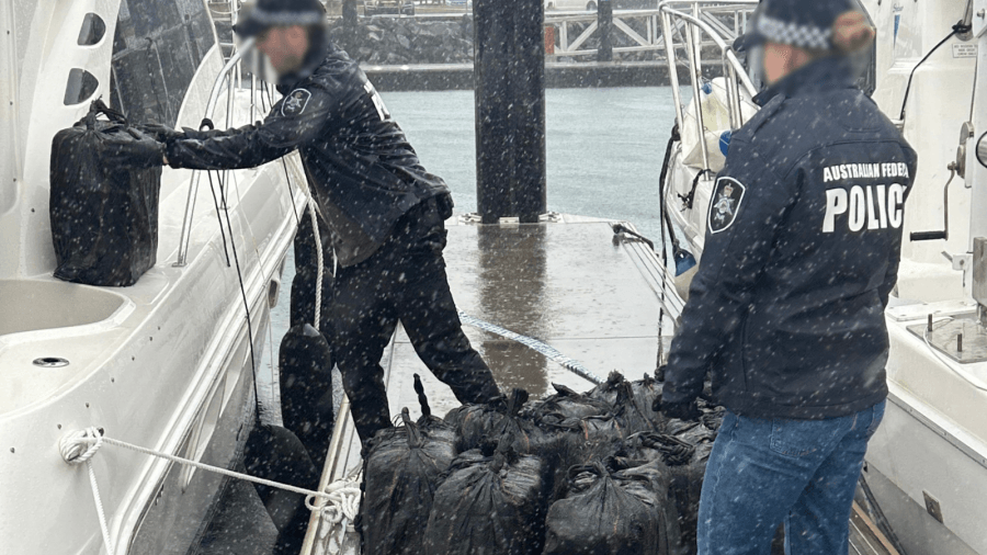 Watch: Australian police seize more than a ton of cocaine from boat, arrest 5 people