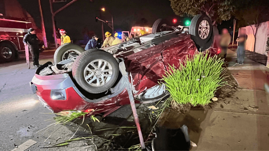 DUI driver slams into car leaving L.A. County Fair, injures 7 passengers