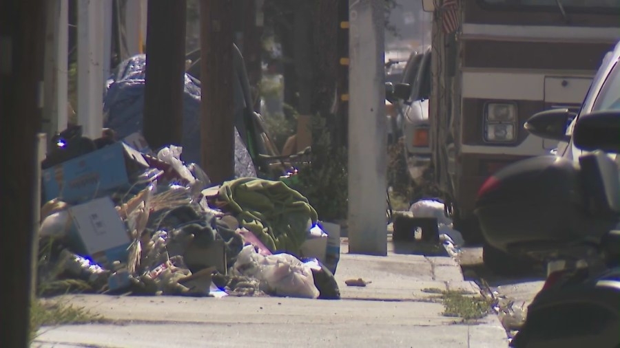 Los Angeles County authorities begin clearing large encampment, offering residents help
