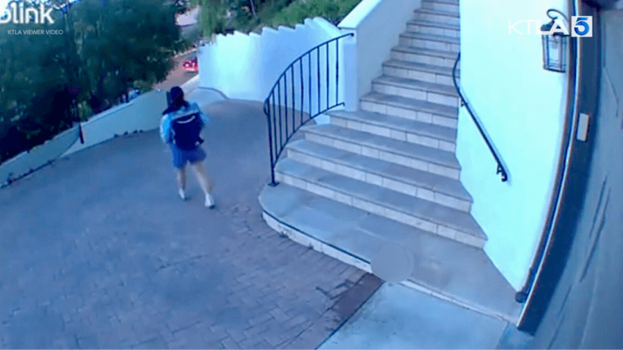 Amazon driver purportedly poops on front porch of Los Angeles home