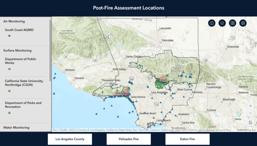 Los Angeles officials launch online post-wildfire health dashboard