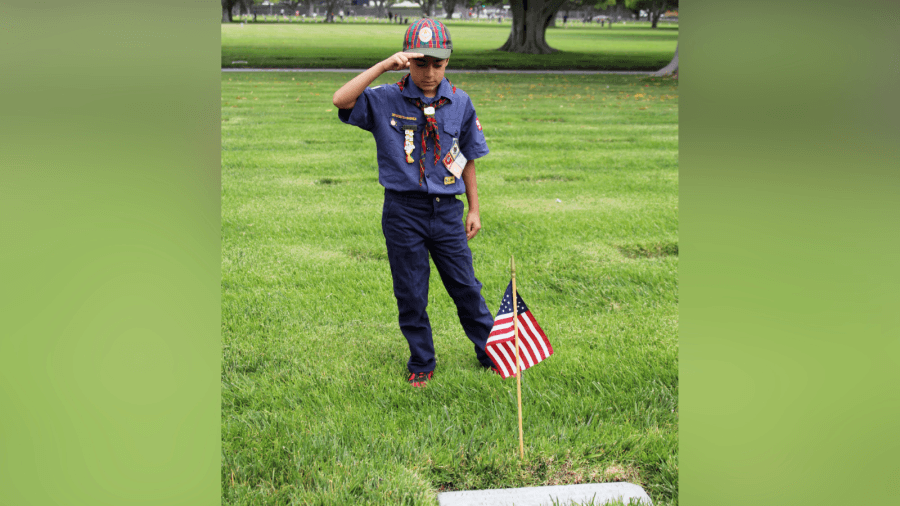 Scouts among thousands who honored fallen veterans at L.A. National Cemetery