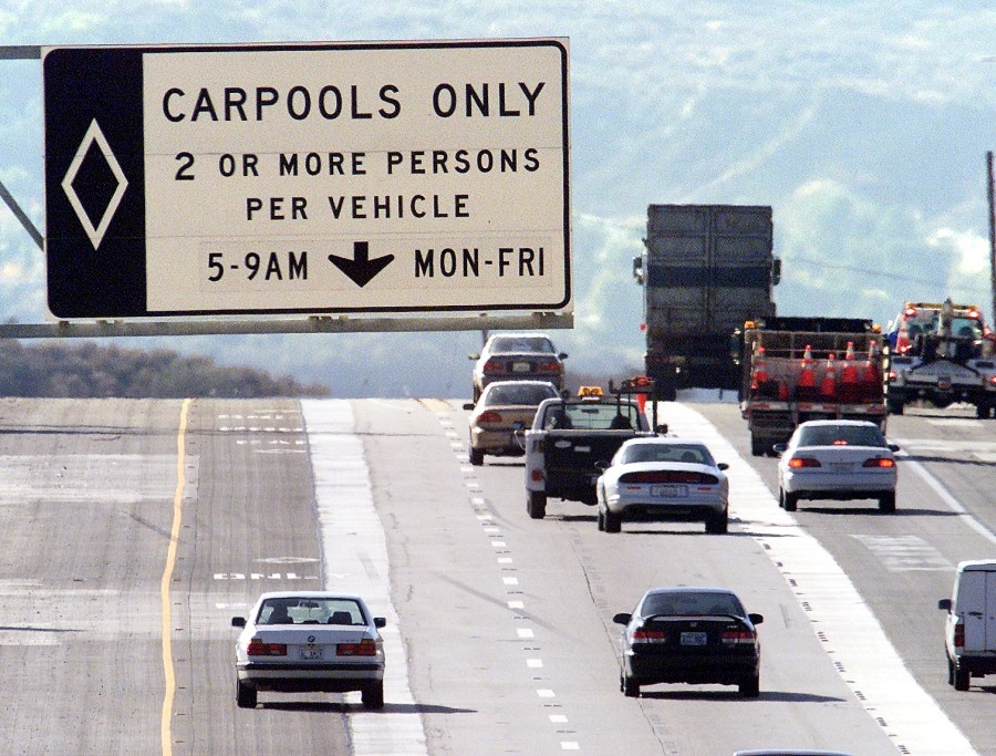 The number of carpool lane cheats is skyrocketing in California