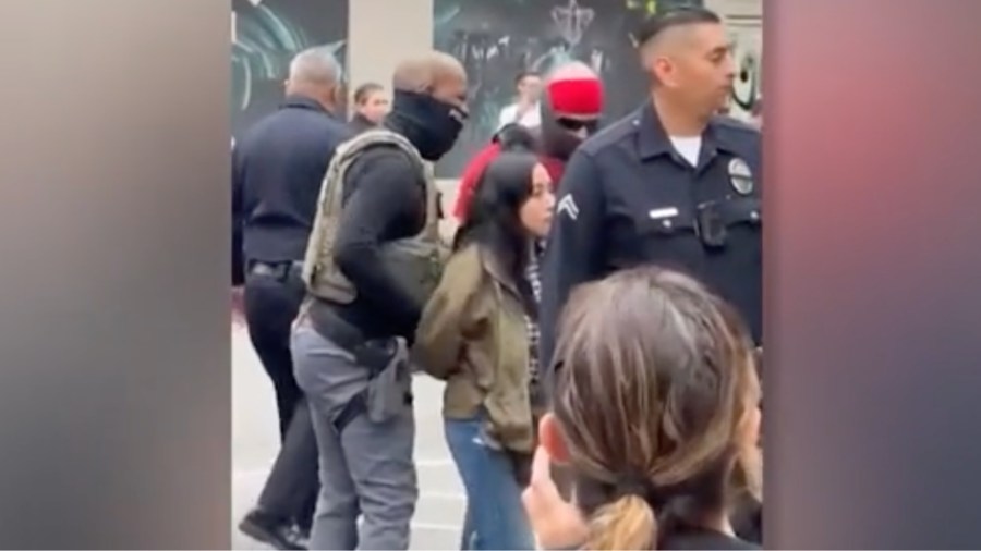 Activists claim L.A. police protecting federal immigration agents
