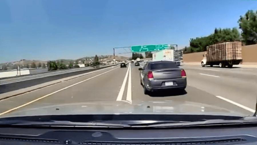 ‘Speed contest' caught by specially marked CHP cruiser on 60 Freeway