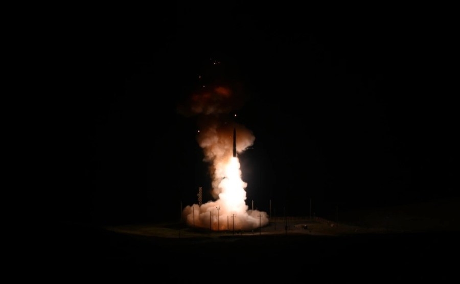U.S. military tests nuclear missile in Southern California