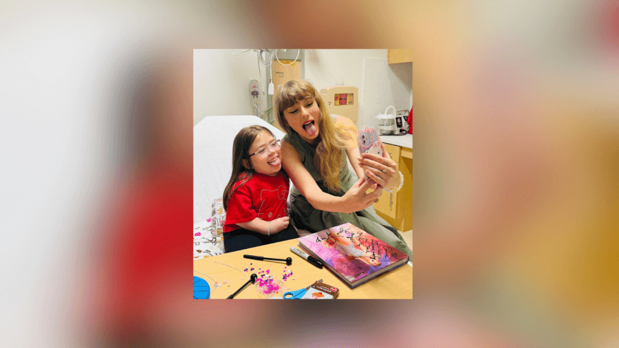 Taylor Swift surprises patients at children's hospital