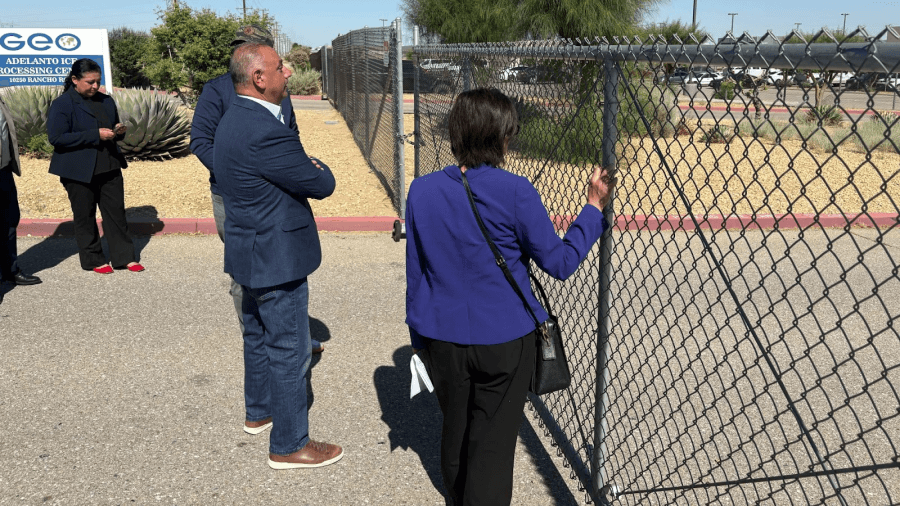 California lawmakers, immigrant advocates denied entry to Adelanto ICE facility