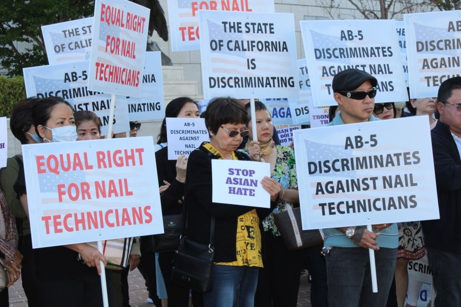 Federal lawsuit claims California's labor code discriminates against Vietnamese nail techs, salon owners