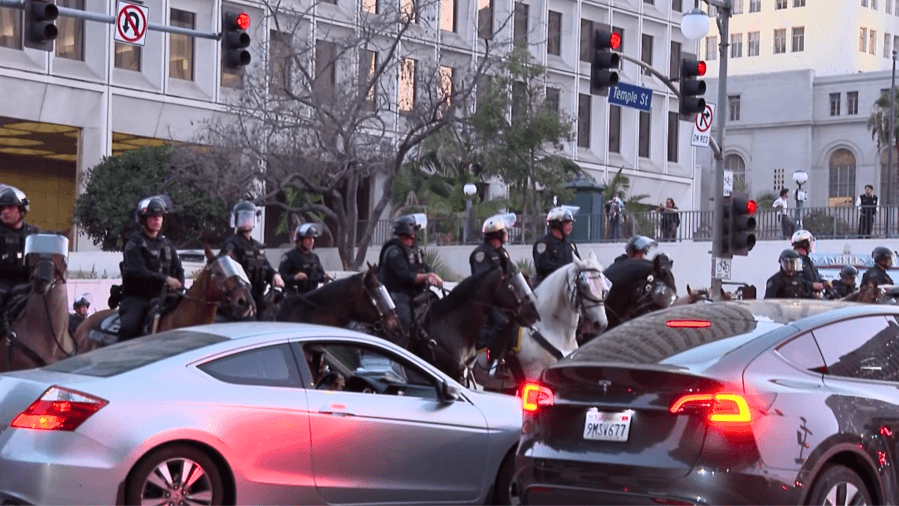 Downtown L.A. curfew limits overnight unrest