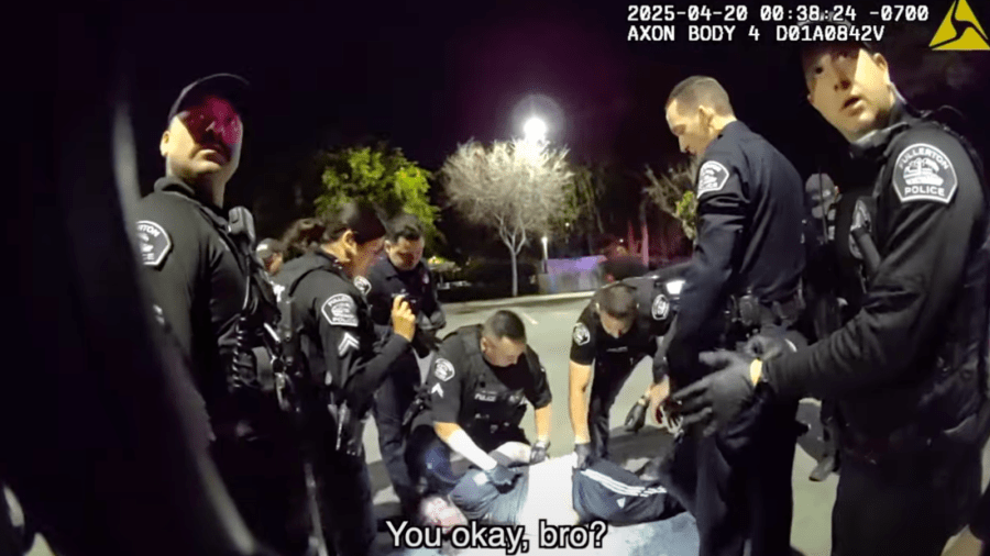 ‘Erratic' Fullerton man bites officer, dies following gruesome arrest