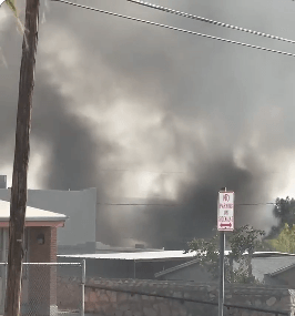 Mobile home catches fire in Canutillo
