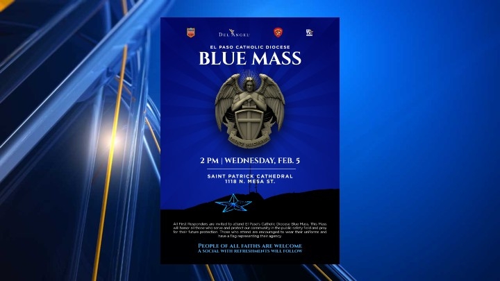Blue Mass to honor first responders in El Paso